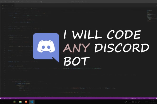 I will develop any kind of discord bot