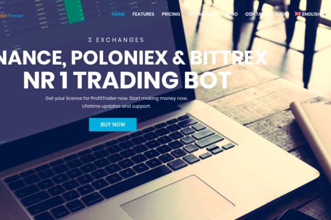 I will develop cryptocurrency investment bot and trading bot