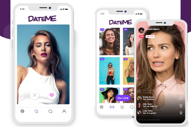 I will develop dating app or tinder, badoo clone with admin panel