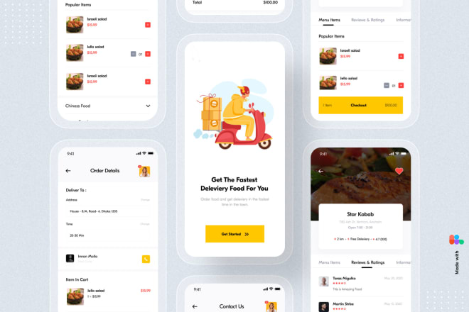 I will develop for you on demand food delivery app including delivery boy app