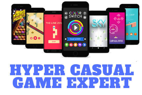 I will develop hyper casual game