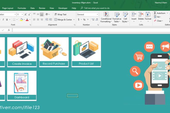I will develop inventory management system in excel