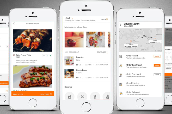 I will develop on demand food delivery app, grocery delivery app, pizza delivery app
