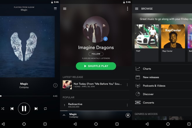 I will develop spotify music app, music streaming app, spotify app