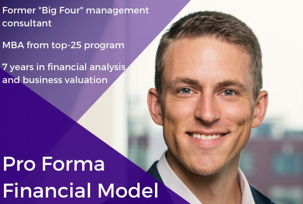 I will develop your pro forma financial model