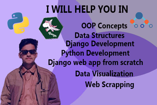 I will develope professional django web apps and python scripts