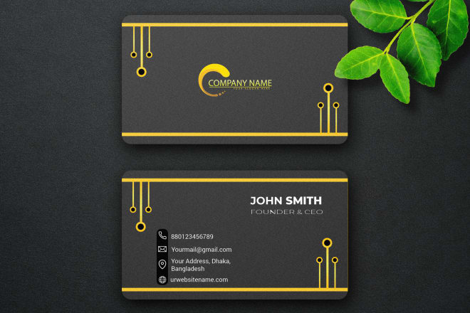 I will discover professional luxurious business card design
