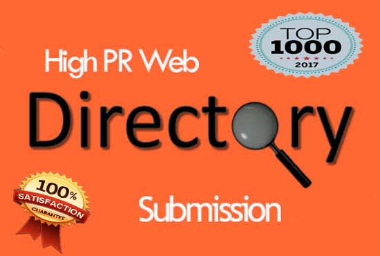 I will do 1000 directory submission and business listing links