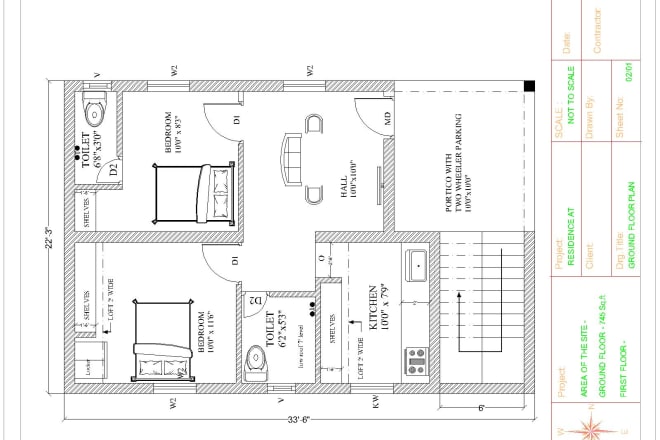I will do 2d floor plans as per vastu,structural drawings
