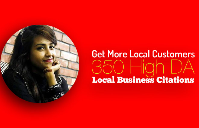 I will do 350 local citation, google business listing, maps listing