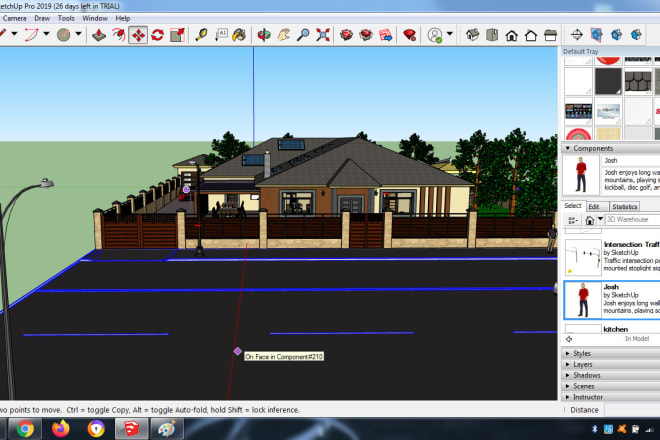 I will do 3d modeling on sketchup