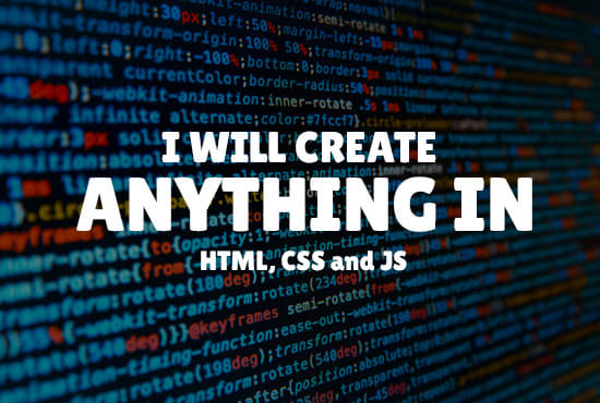 I will do a custom website in HTML, CSS and js