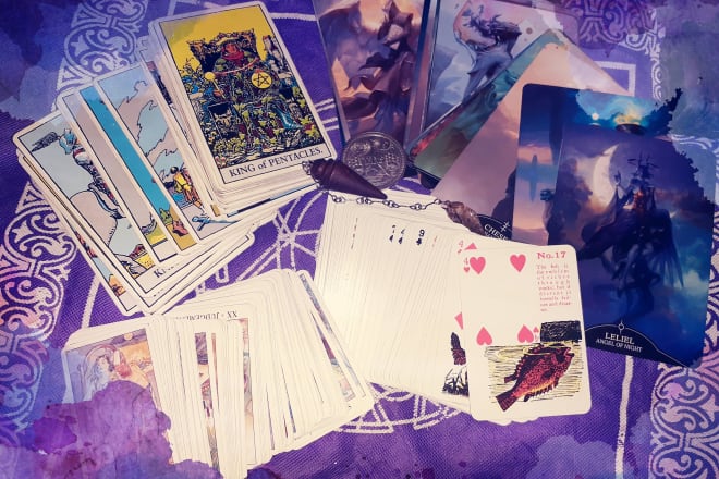 I will do a past present and future card reading