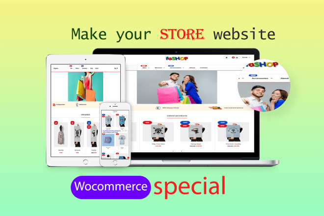 I will do a professional ecommerce and business website