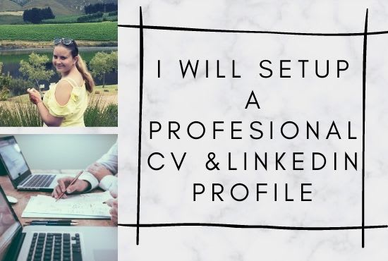 I will do a professional resume and linkedin profile