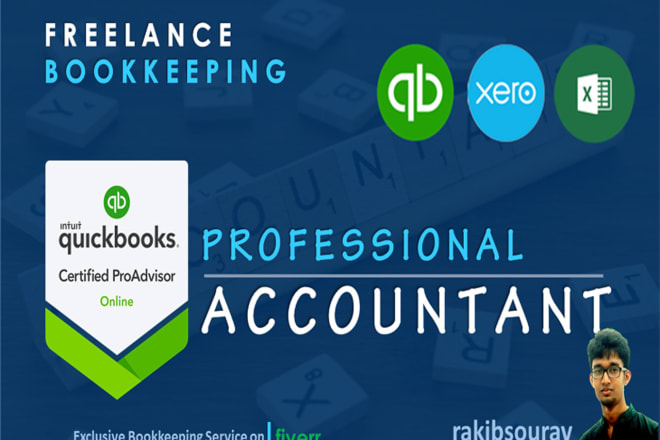 I will do accounting and bookkeeping using quickbooks online and excel
