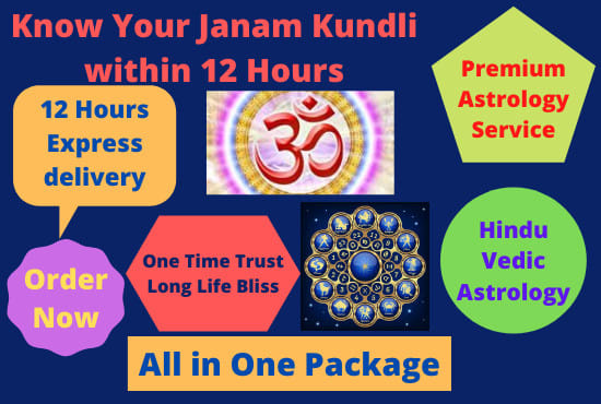 I will do accurate vedic astrology reading of birth chart with remedy
