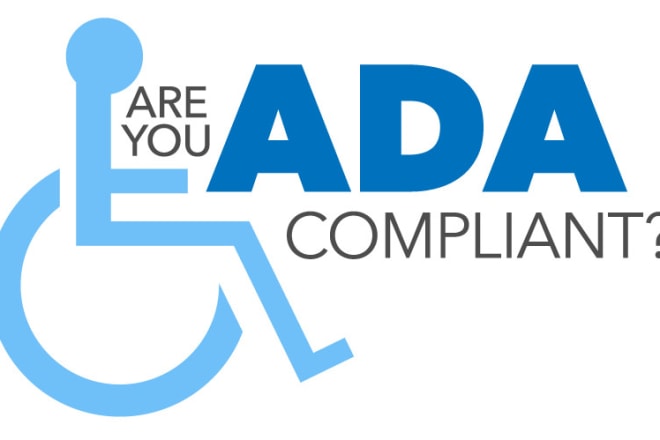 I will do ada compliance for your website