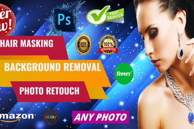 I will do background remove, photo editing, photo retouch professionally