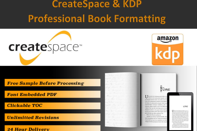 I will do book formatting for amazon KDP paperback and ingramspark