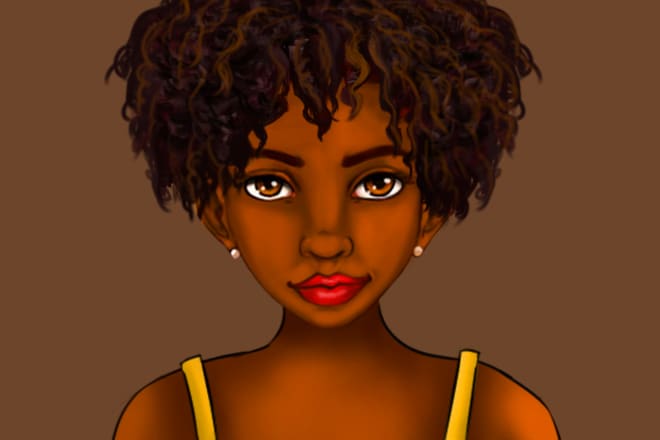 I will do caricatures and african american character design or cartoon