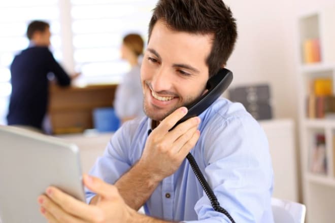 I will do cold calling appointment setting,telemarketing