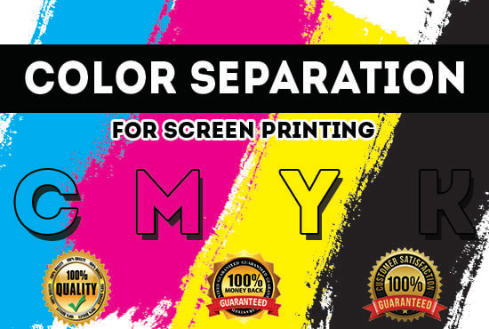 I will do color separation for silkscreen printing