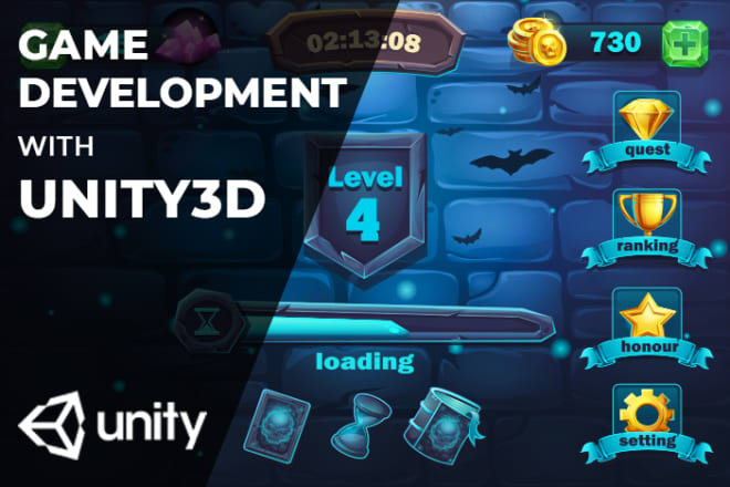 I will do custom game development with unity3d