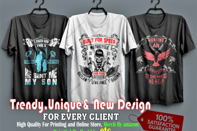 I will do custom t shirt designs for any business