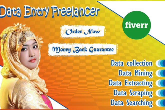 I will do data entry,data collection, data scraping, data mining jobs