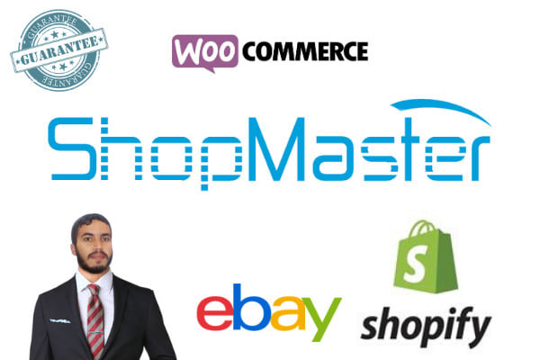I will do ebay listing shopify via shopmaster