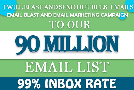 I will do email blast to your list and blast out email bulk for you