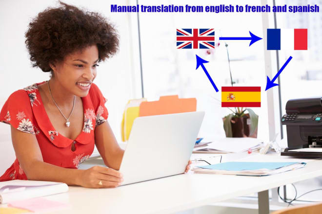 I will do english to french and spanish translation