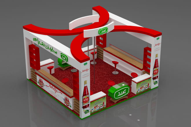 I will do expo exhibition stall booth and stand