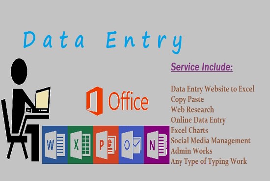 I will do fantastic and accurate data entry job