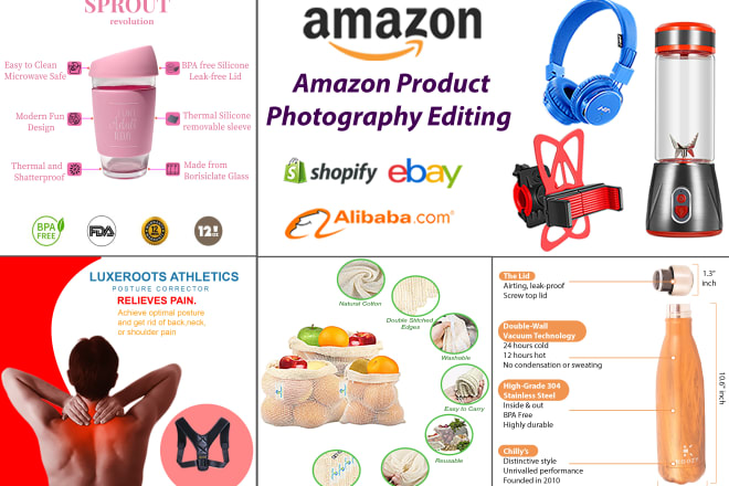 I will do fast amazon product photography editing, listing image
