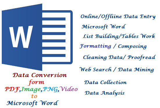 I will do file conversion to microsoft word