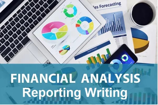 I will do financial analysis and report writing