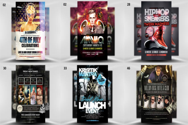 I will do flyer templates, flyer