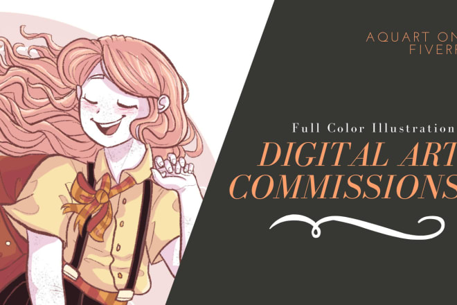 I will do full color digital art commissions