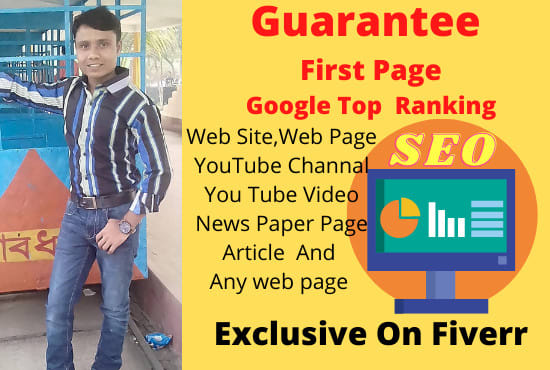 I will do guaranteed white hat SEO and link building for google top ranking