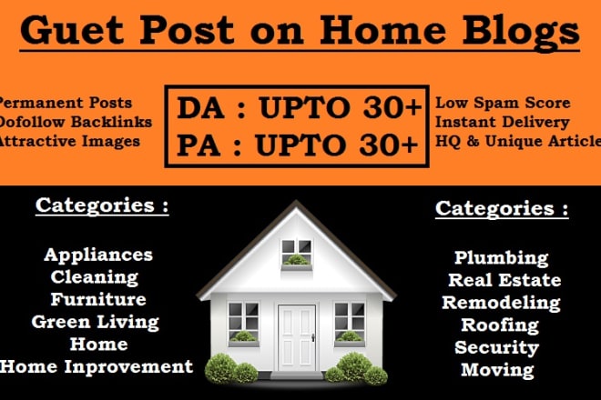 I will do guest posts on my HQ home improvement sites da34