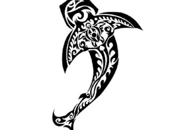 I will do hand drawn or digital tribal, polynesian tattoos
