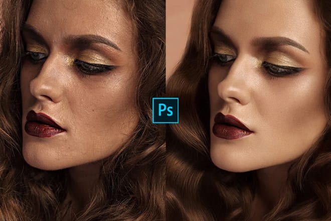 I will do high end skin retouching and photoshop editing