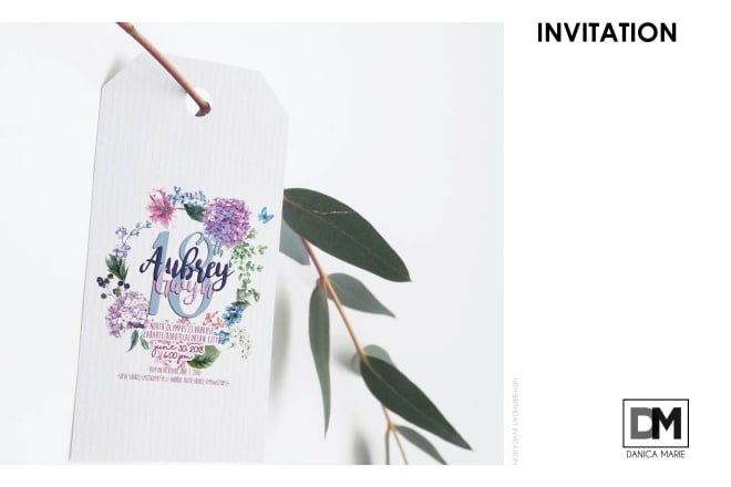 I will do invitation cards layout