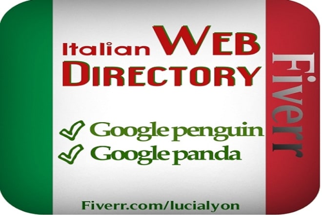 I will do italian web directory for local SEO improvements