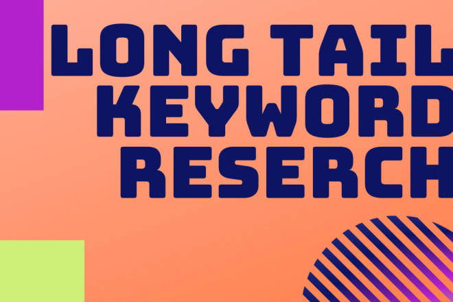 I will do longtail keyword research amazon affiliate in 1 day
