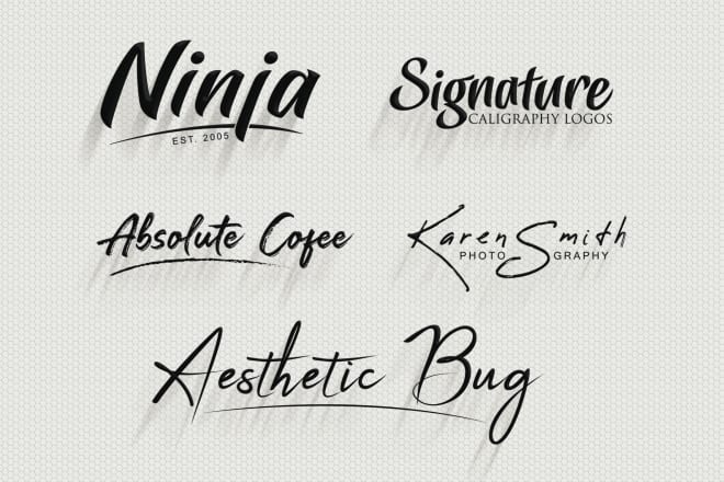 I will do luxury,photography and signature logo free vector file