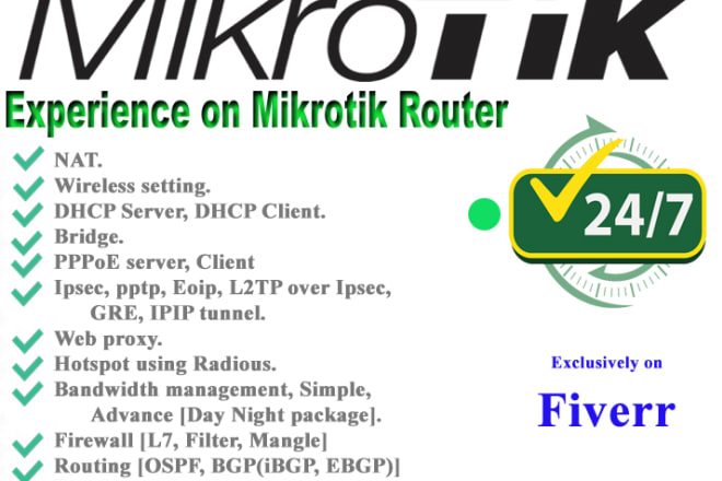 I will do manage mikrotik router