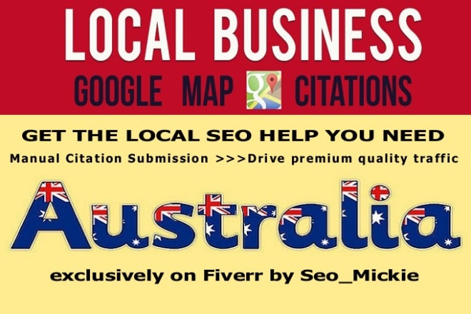 I will do manually up to 50 australia local citations